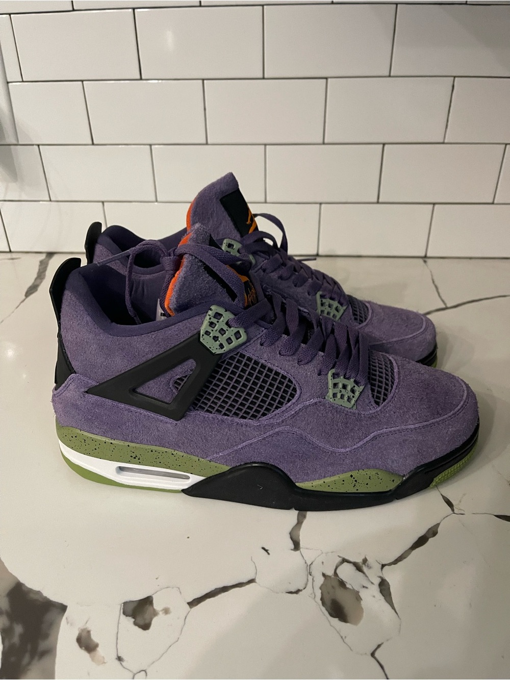 Men’s Retro 4 Canyon Purple Size 11.5. Without box.